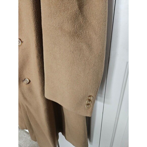 Vintage Austin Arnold of England wool cashmere camel maxi coat XL XXL 2X - Picture 12 of 12